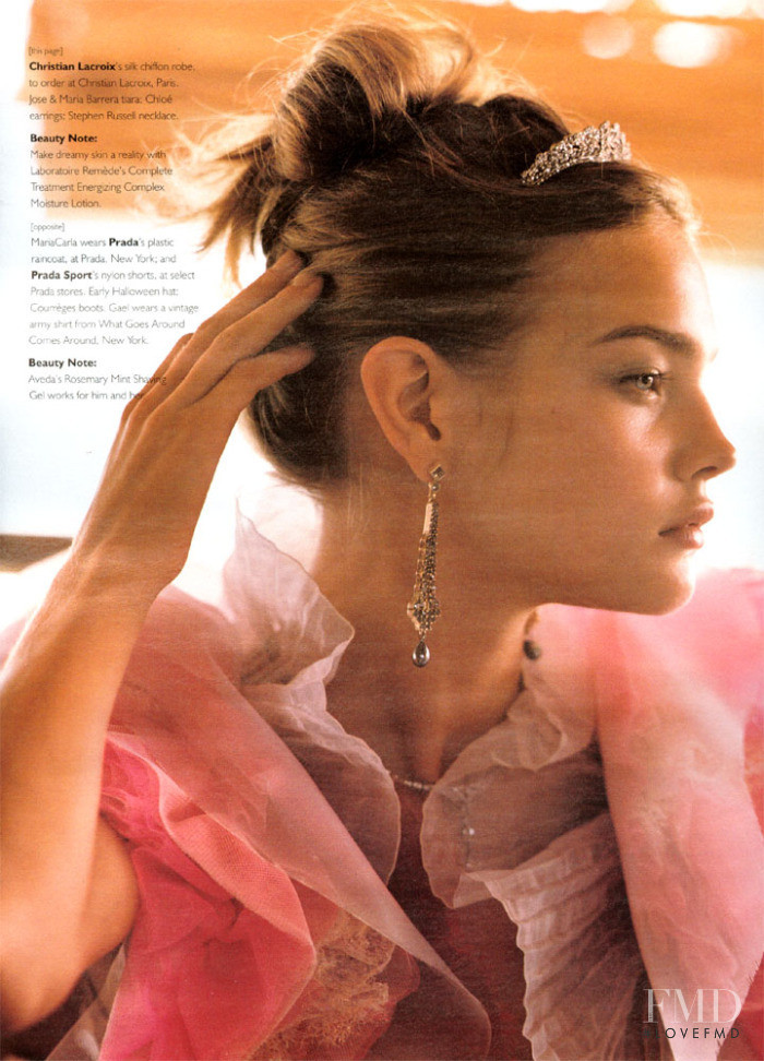 Natalia Vodianova featured in Republican Party, July 2002