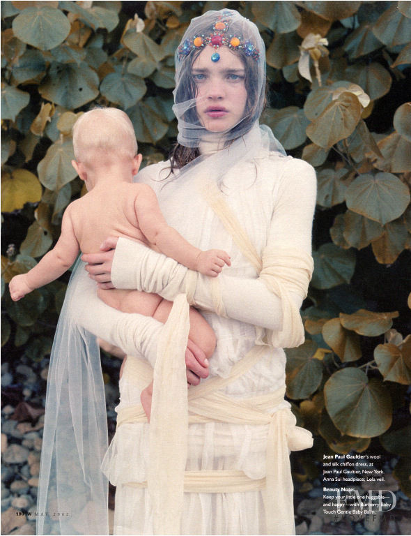 Natalia Vodianova featured in Fable Attraction, May 2002