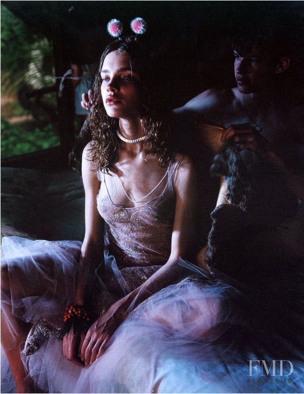 Natalia Vodianova featured in Fable Attraction, May 2002