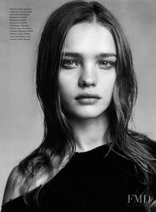 Natalia Vodianova featured in Faces, May 2002