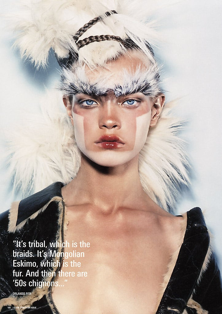 Natalia Vodianova featured in Chio Savages, May 2002