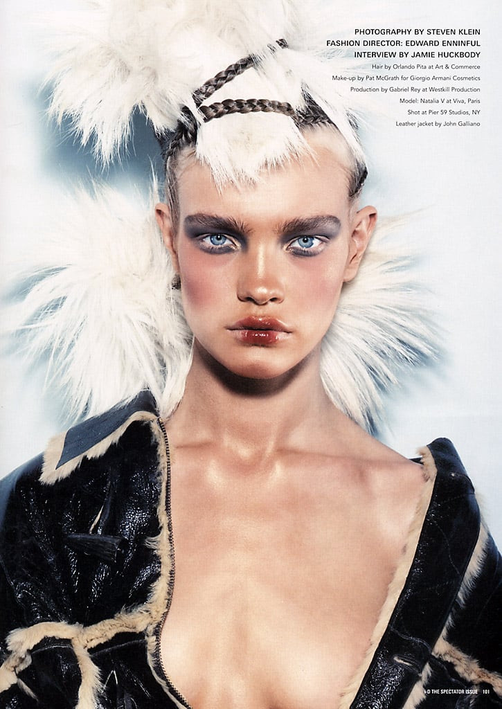 Natalia Vodianova featured in Chio Savages, May 2002