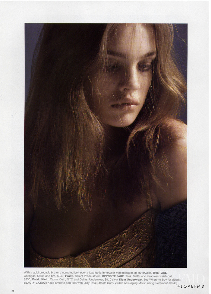 Natalia Vodianova featured in Undercover Elements, May 2002