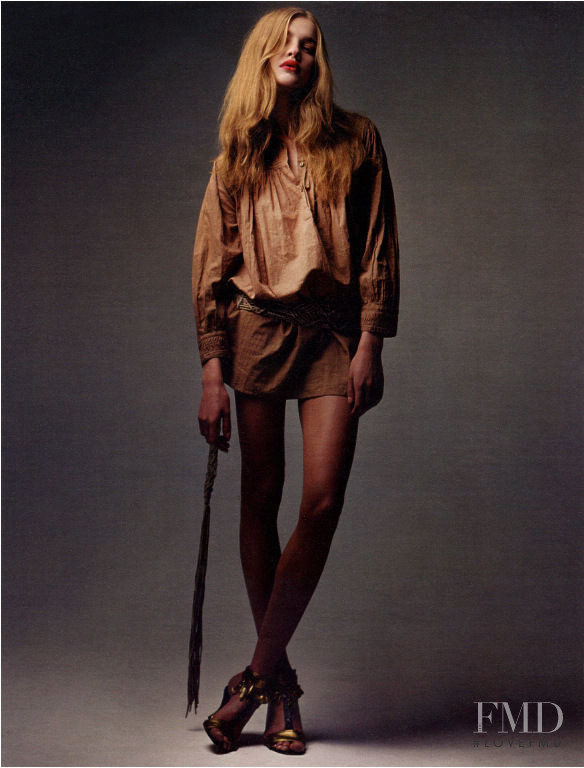 Natalia Vodianova featured in Loose Change, April 2002