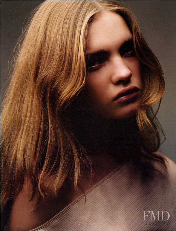 Natalia Vodianova featured in Loose Change, April 2002