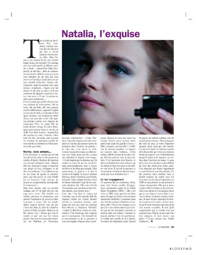 Natalia Vodianova featured in Natalia Vodianova, February 2012