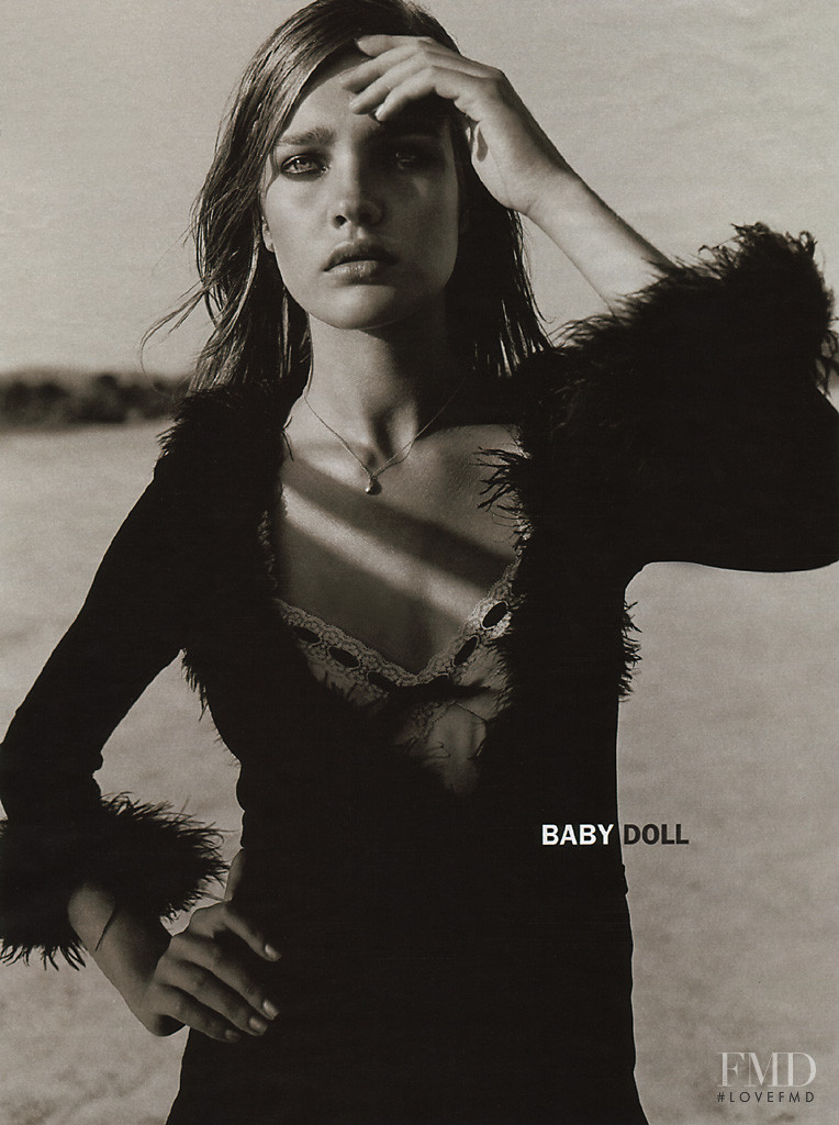 Natalia Vodianova featured in Baby Doll, September 2001