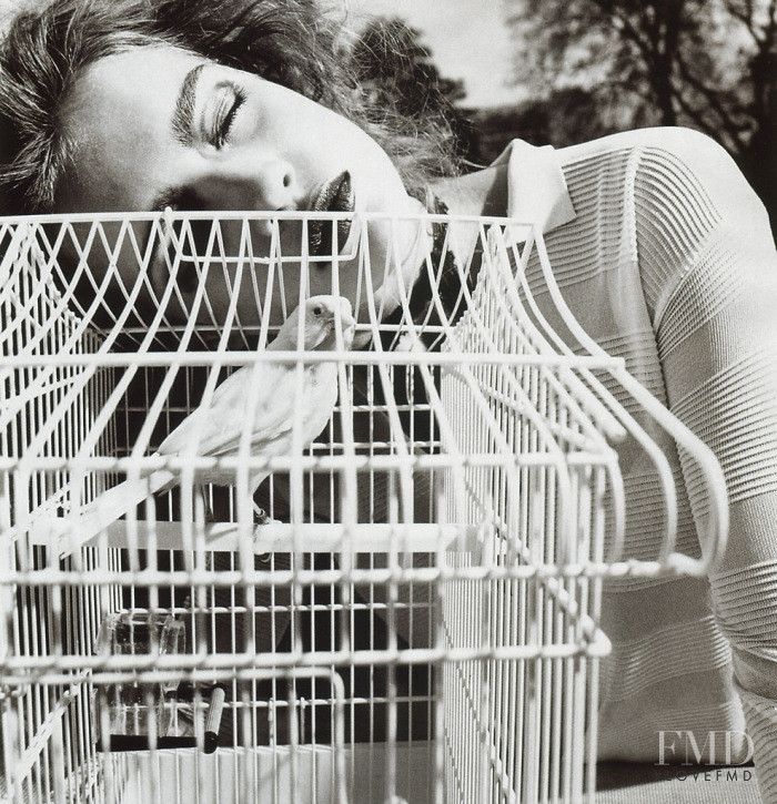 Natalia Vodianova featured in Birdie, June 2001