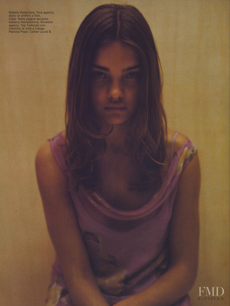 Natalia Vodianova featured in People to Watch, February 2001