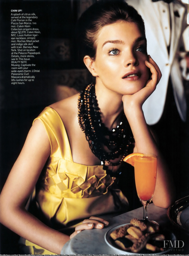 Natalia Vodianova featured in That\'s Amore, July 2005