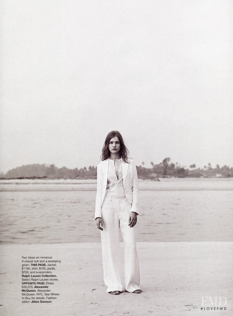 Natalia Vodianova featured in Age of innocence, March 2004