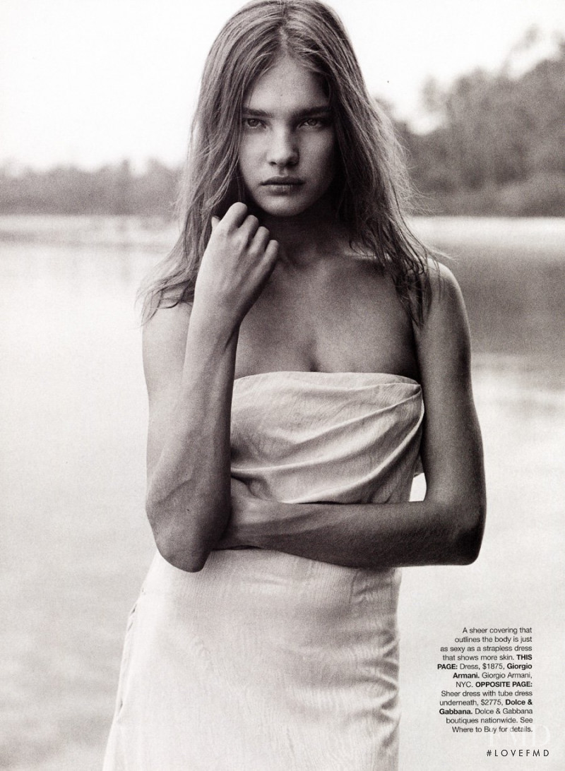 Natalia Vodianova featured in Age of innocence, March 2004