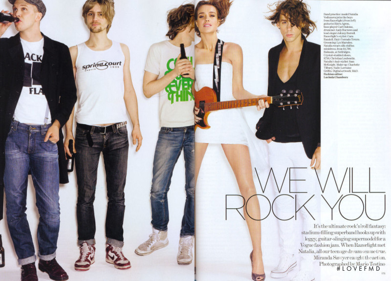 Natalia Vodianova featured in We will rock you, May 2007