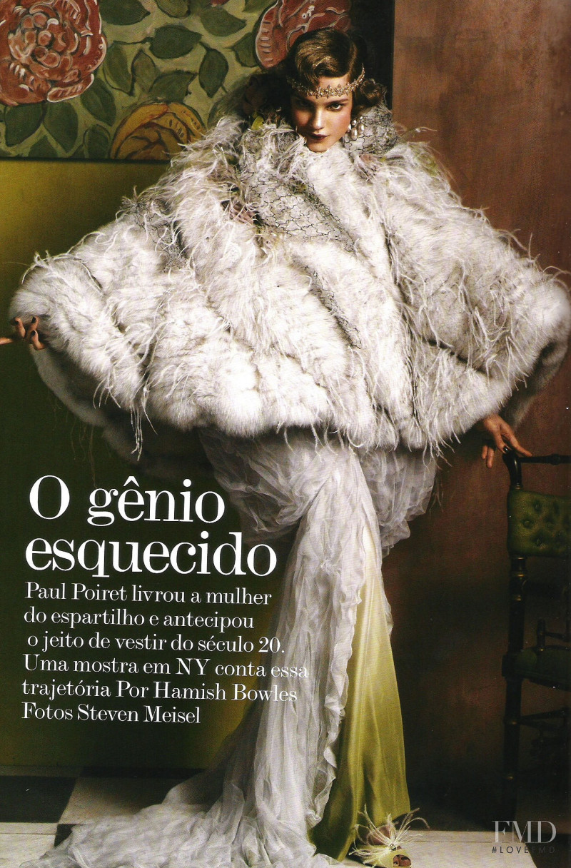 Natalia Vodianova featured in O genio esquecido, June 2007