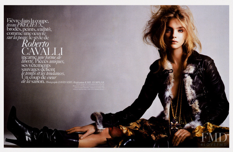 Natalia Vodianova featured in Roberto Cavalli, September 2004