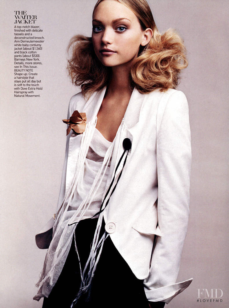 Gemma Ward featured in Back in Business, January 2005