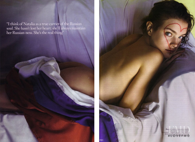 Natalia Vodianova featured in to Russia with love, March 2008