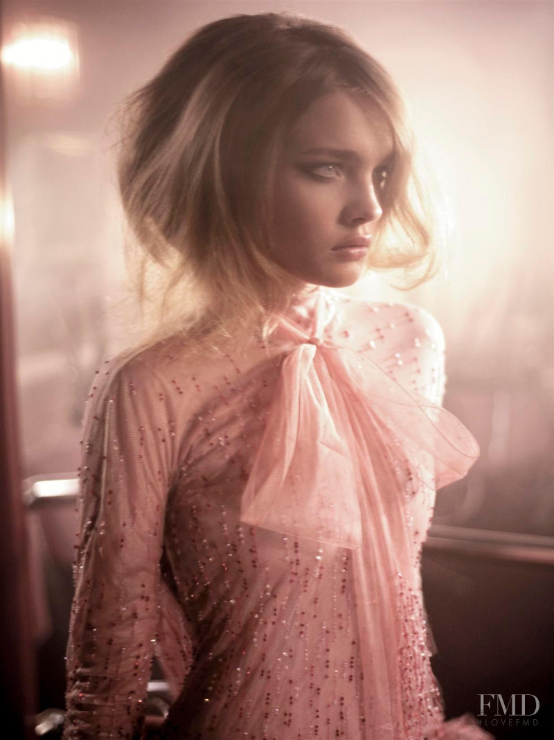 Natalia Vodianova featured in Marvellous Excess, March 2004