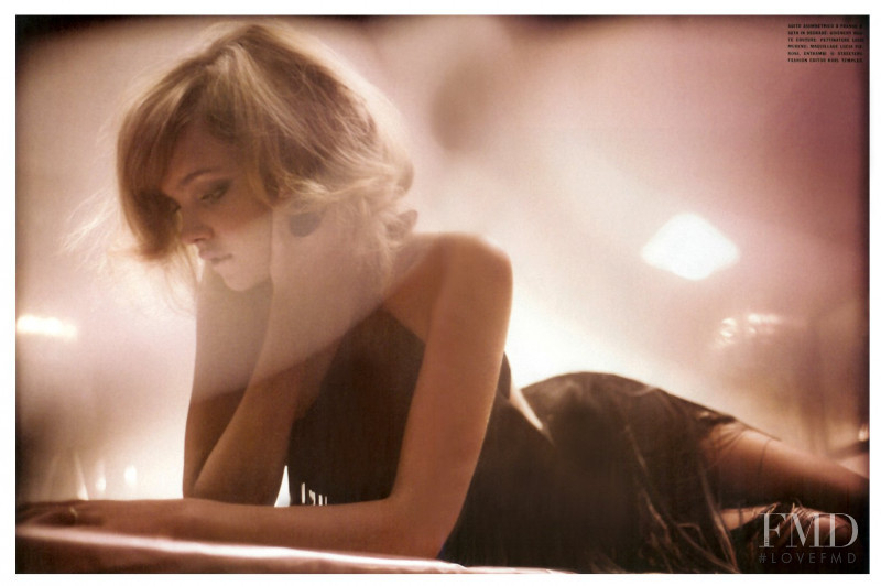 Natalia Vodianova featured in Marvellous Excess, March 2004