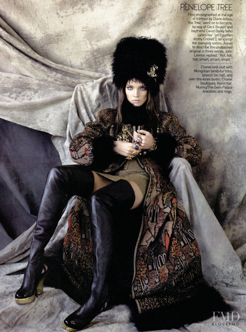 Natalia Vodianova featured in The Great Pretender, May 2009