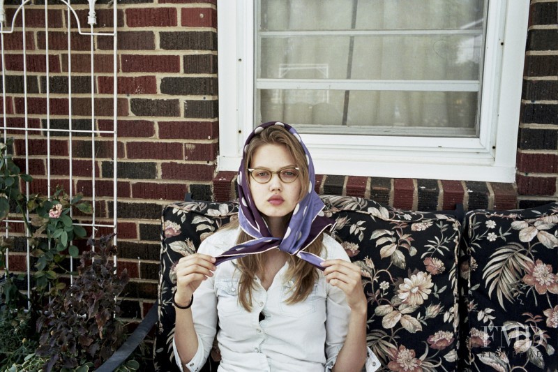 Lindsey Wixson featured in American Girl, March 2012