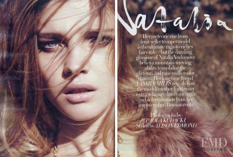 Natalia Vodianova featured in Natalia, September 2009