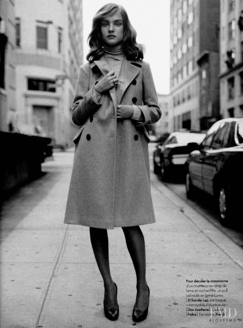 Natalia Vodianova featured in Mademoiselle aime les classiques, September 2003