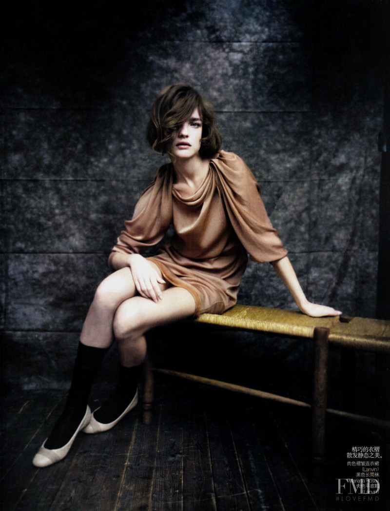 Natalia Vodianova featured in The Seated Beauty, May 2010