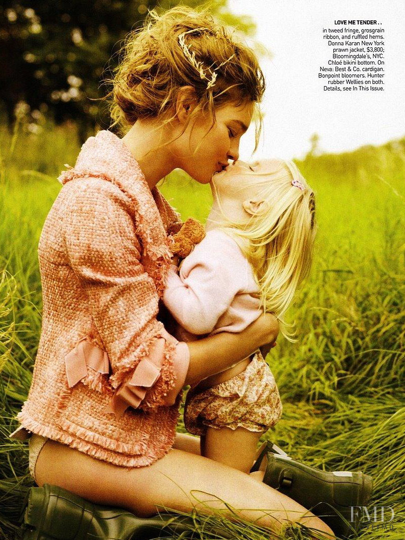 Natalia Vodianova featured in Field of Dreams, November 2008