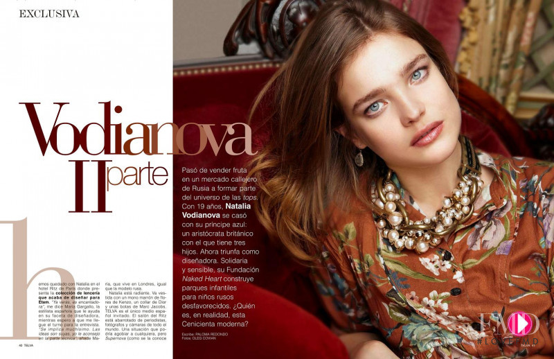 Natalia Vodianova featured in Vodianova, April 2011