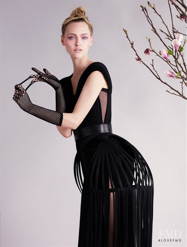 Sasha Pivovarova featured in Art Nouveau, February 2015