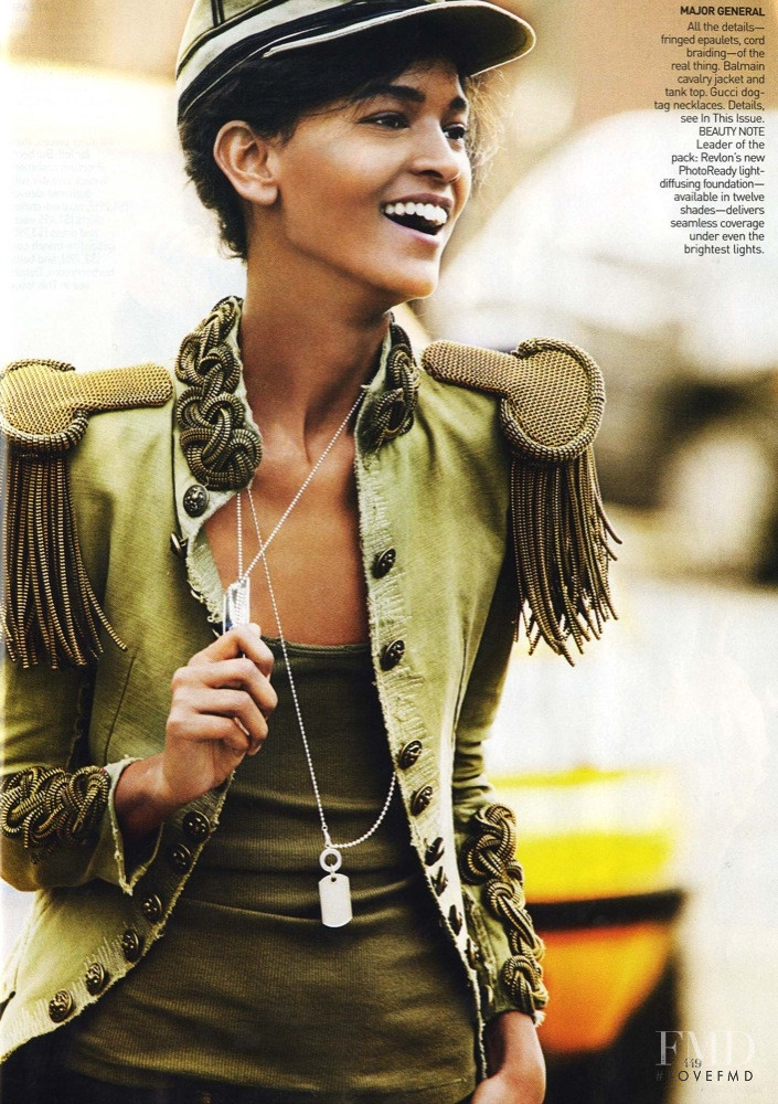 Liya Kebede featured in Military Issue, March 2010