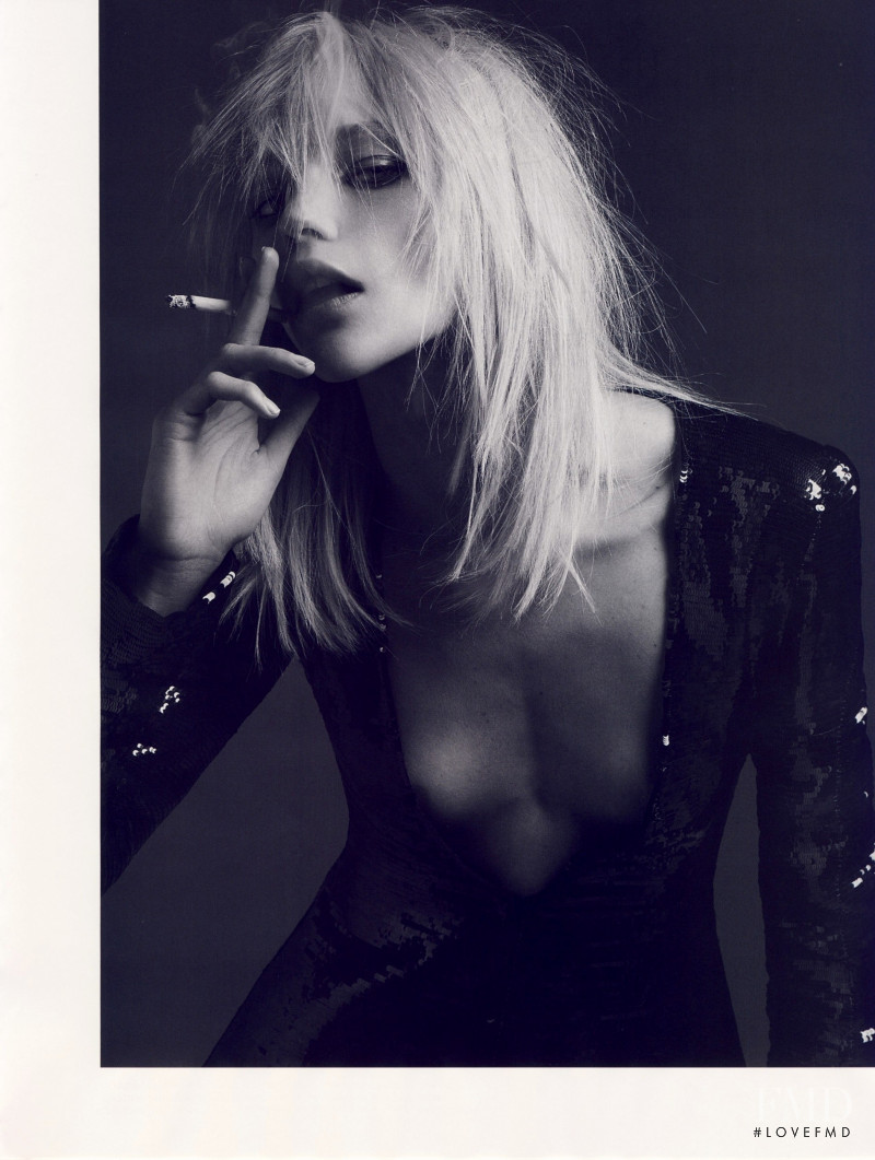 Sasha Pivovarova featured in Simplement Couture, April 2008