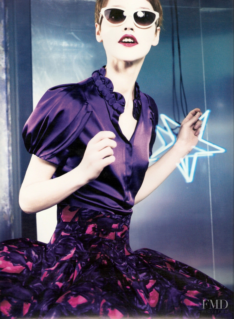 Sasha Pivovarova featured in Mercurial Ever Shifting, August 2008