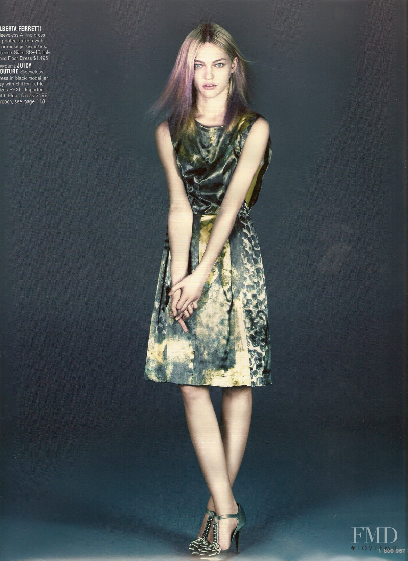 Sasha Pivovarova featured in Mercurial Ever Shifting, August 2008