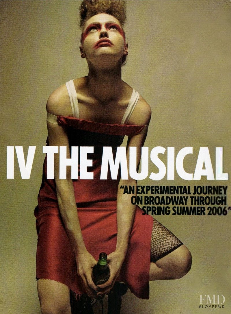 Sasha Pivovarova featured in Musica da guardare, January 2006