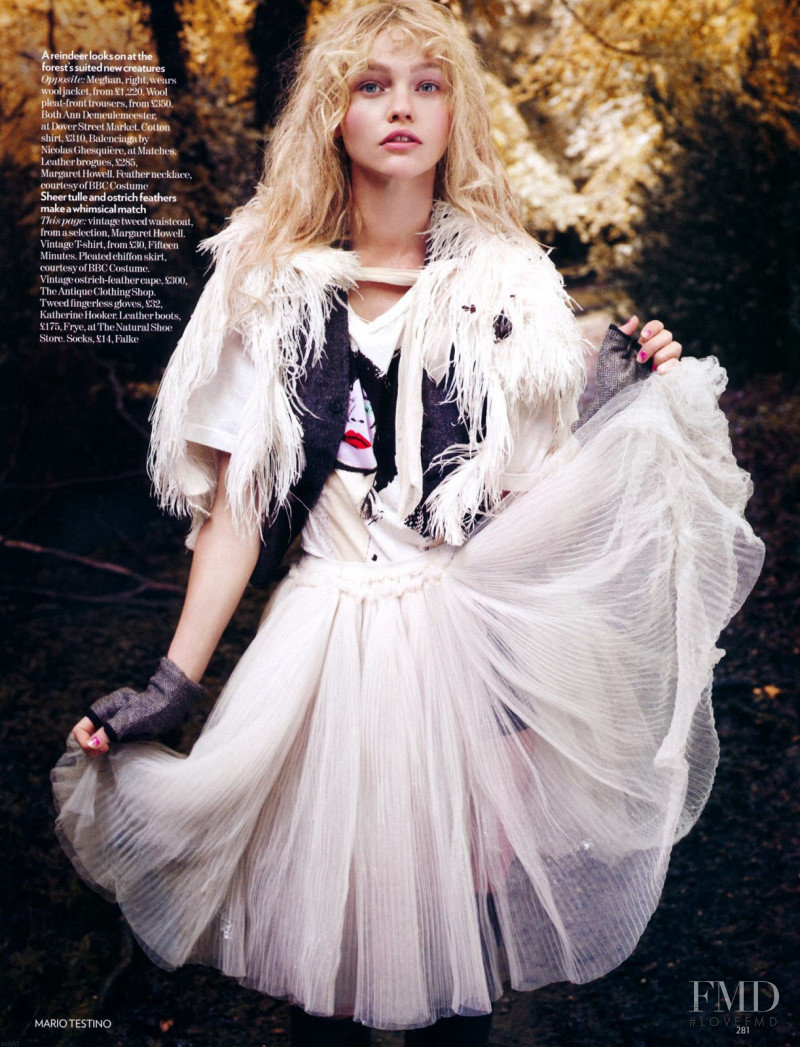 Sasha Pivovarova featured in Sasha, December 2007