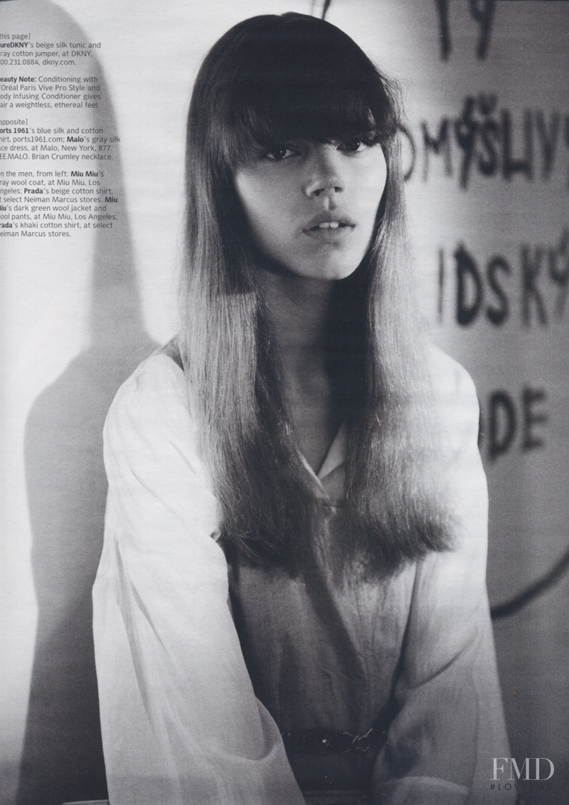 Freja Beha Erichsen featured in Czech Mate, October 2006