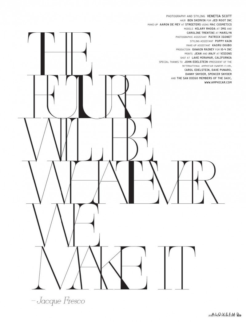 The Future Will Be Whatever We Make It, March 2007