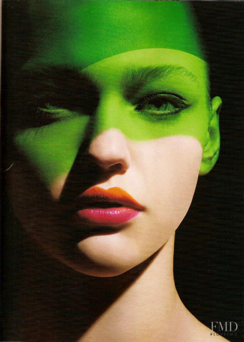 Sasha Pivovarova featured in Beauty, September 2007