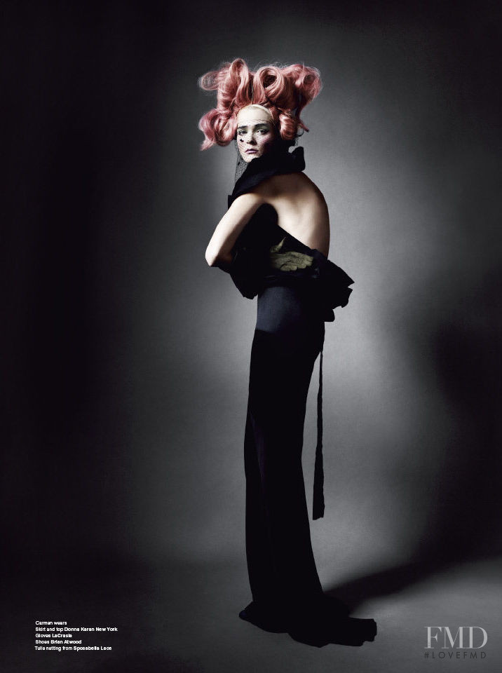 Sasha Pivovarova featured in Uptown & Down, September 2010