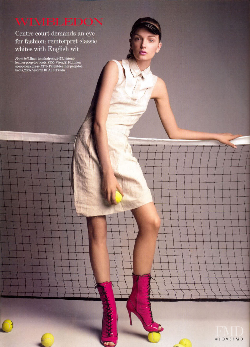 Lily Donaldson featured in How to dress up for summer, June 2006