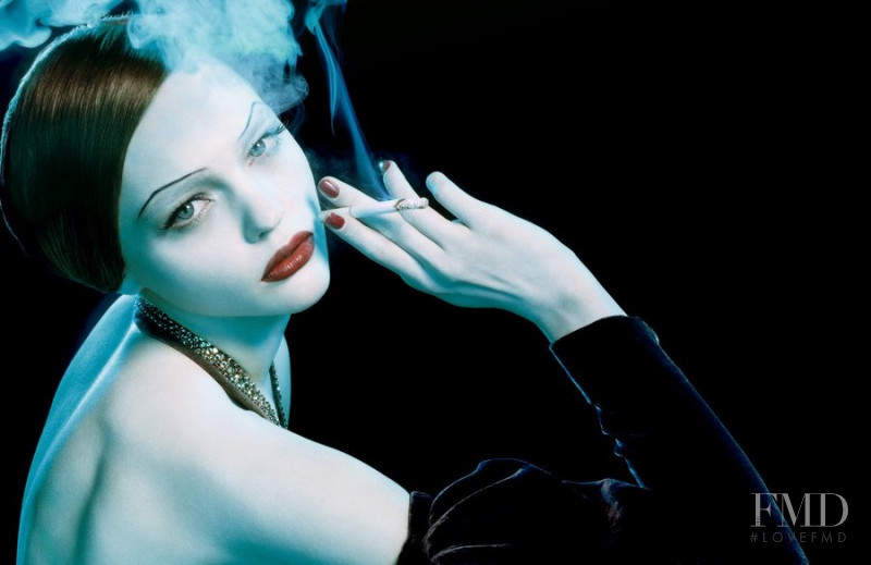 Sasha Pivovarova featured in L\'Ange Noir, September 2005