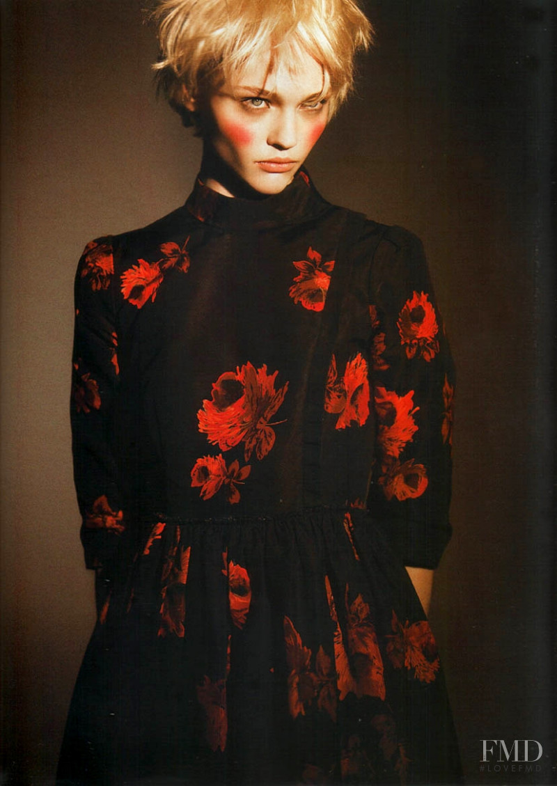 Sasha Pivovarova featured in Characters, January 2006