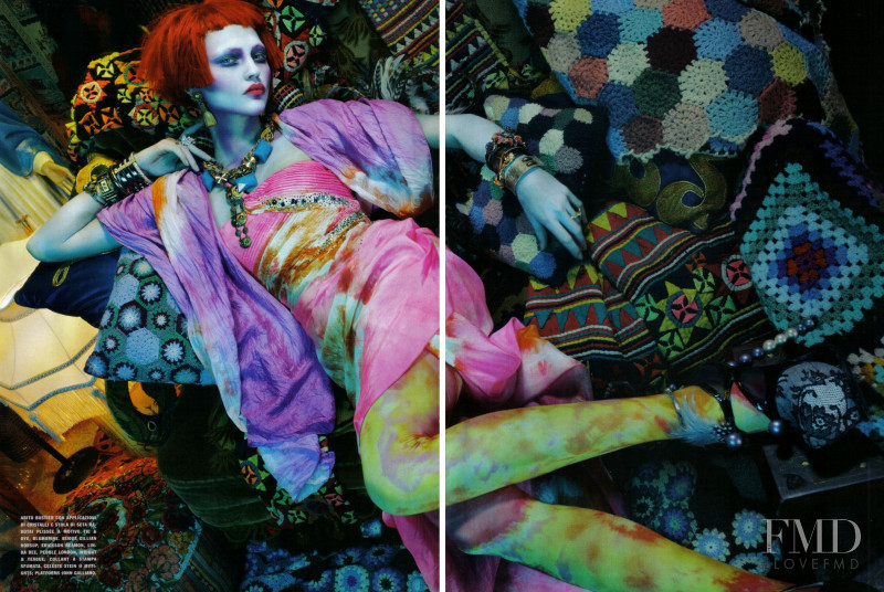 Sasha Pivovarova featured in Bohemian Way, March 2010