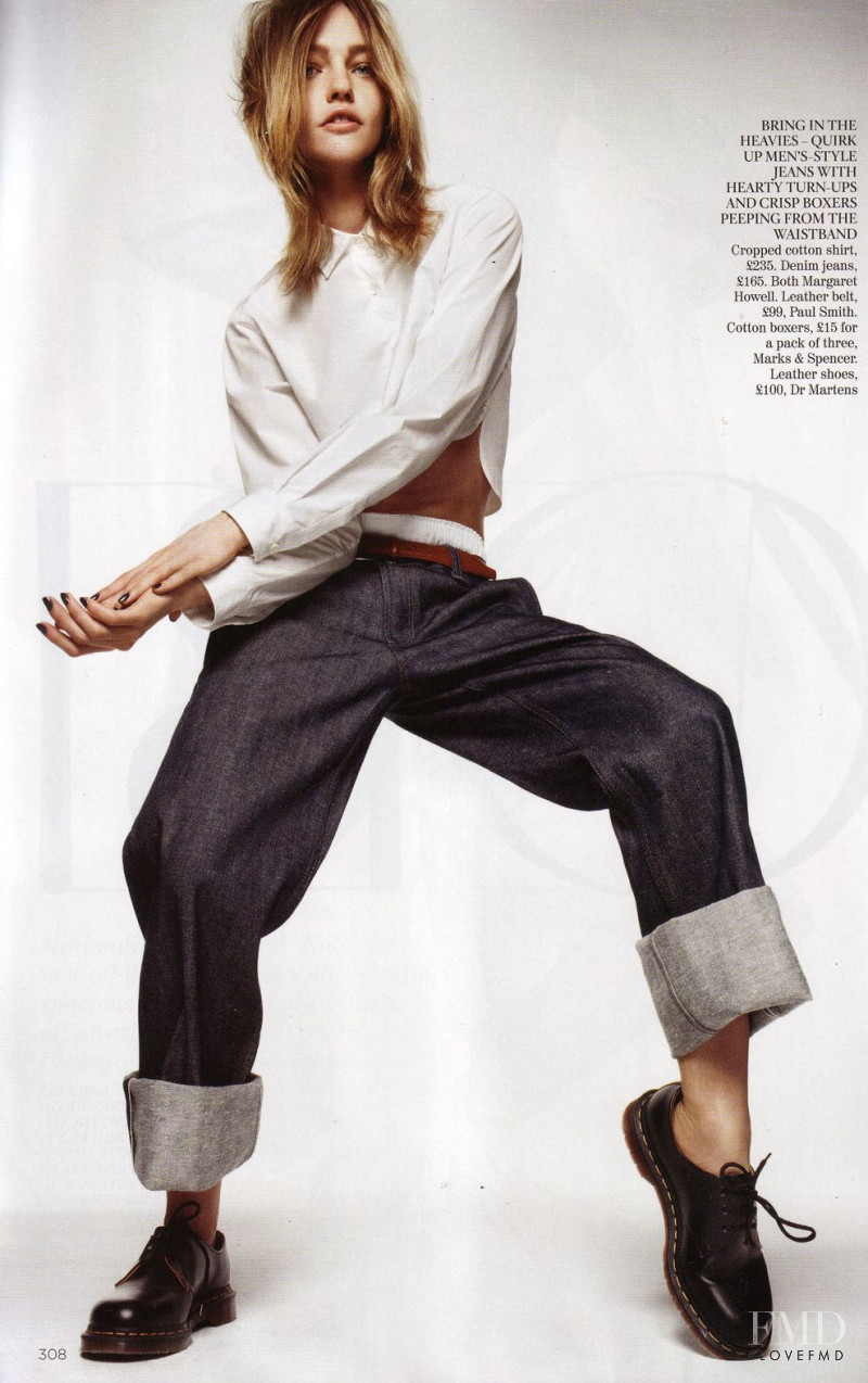 Sasha Pivovarova featured in Demob!, March 2011