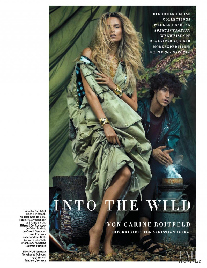 Natasha Poly featured in Into The Wild, December 2016