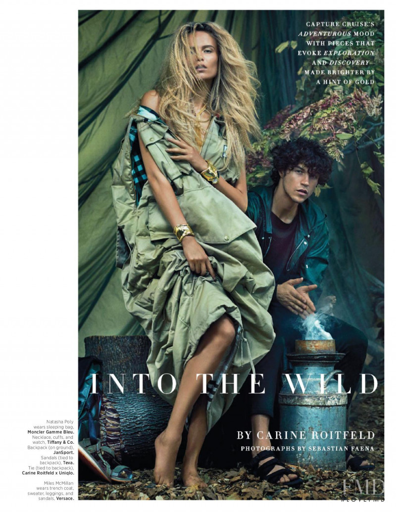 Natasha Poly featured in Into The Wild, December 2016