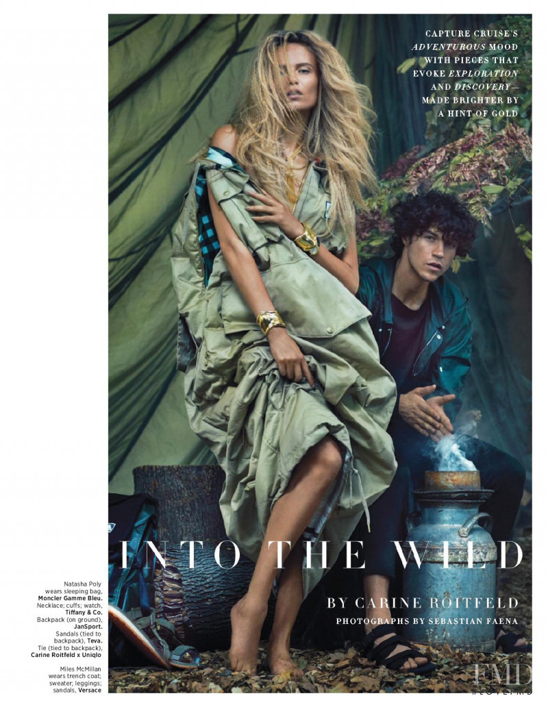 Natasha Poly featured in Into The Wild, December 2016