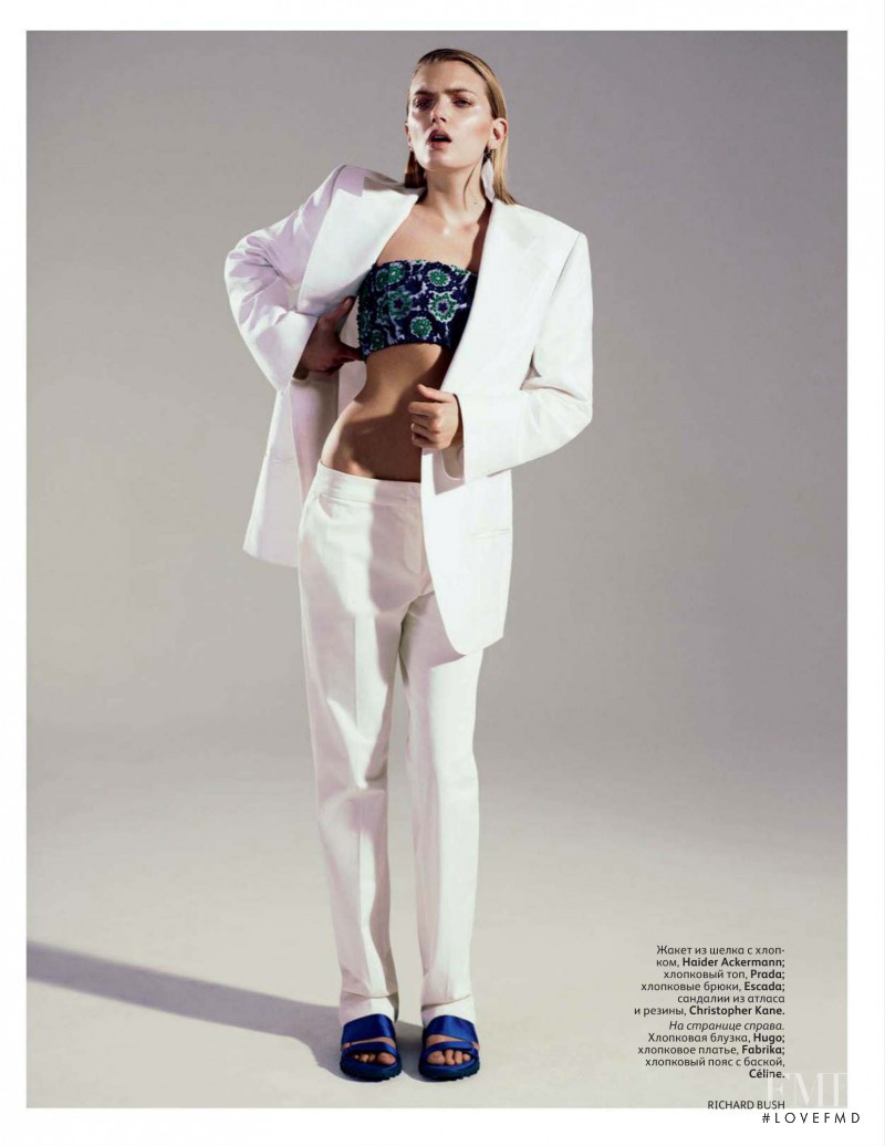 Lily Donaldson featured in My White Day, July 2012